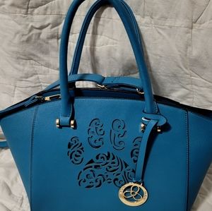 Dog lovers purse, turquoise